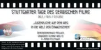Flyer der Stuttgarter Tage des serbischen Films 2012, Vorderseite: 9., 10. und 12. November, Generationenhaus Heslach