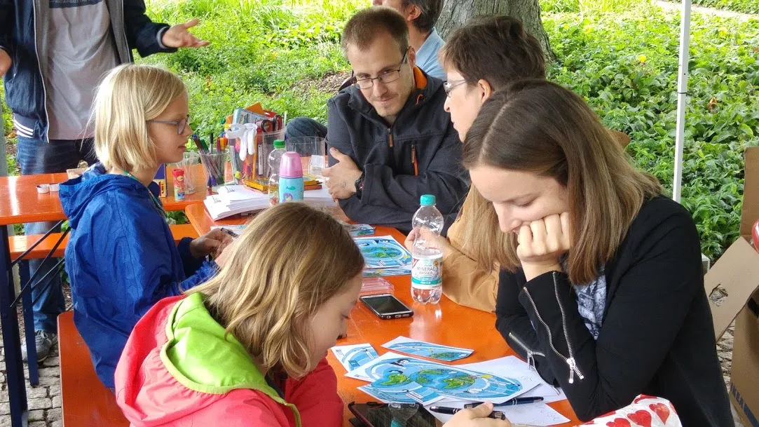 Der SAM-NT-Stand auf dem Kinder- und Jugendfestival 2016