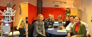 Das SAM-NT-Team im Studio des Freien Radios Stuttgart