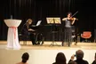 Violine und Klavier bei der Jubiläumsfeier